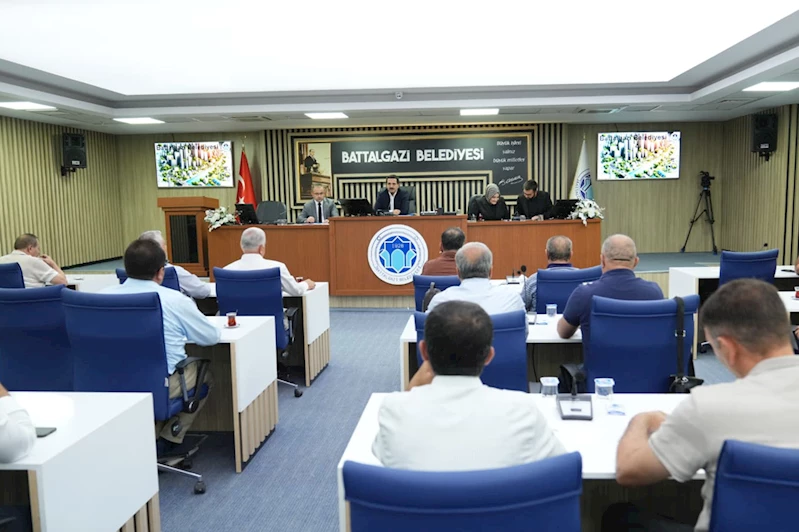 Battalgazi Belediye Meclisi ağustos ayı ilk oturumunu gerçekleştirildi