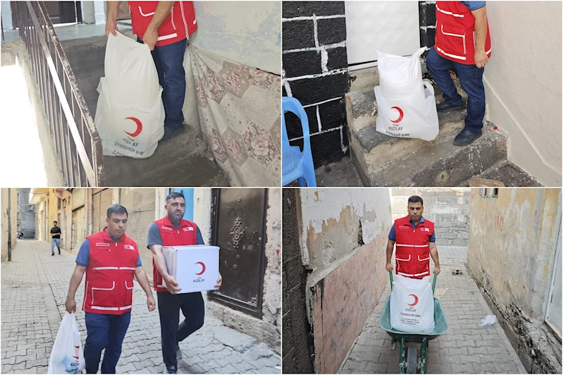 Kızılay Sur Şubesinden ihtiyaç sahibi ailelere yardım