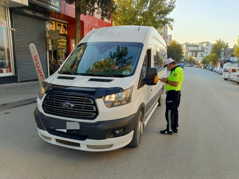 Adıyaman’da okul servisleri denetlendi 