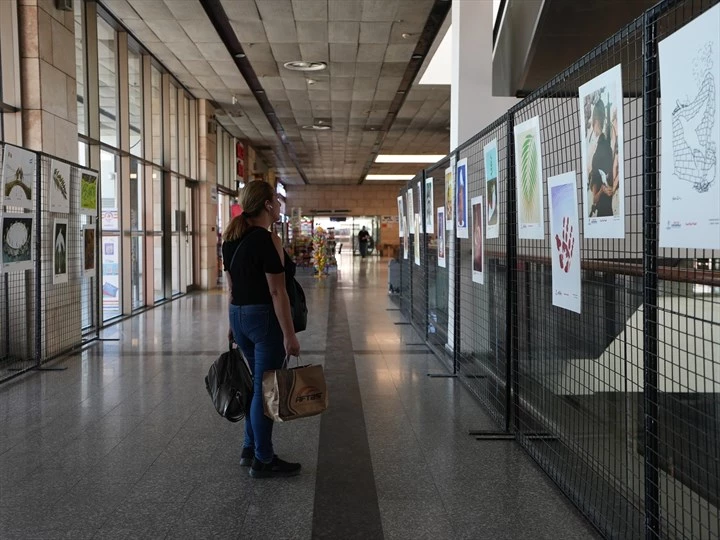 Terminalde Dünya Barış Günü Sergisi Açıldı