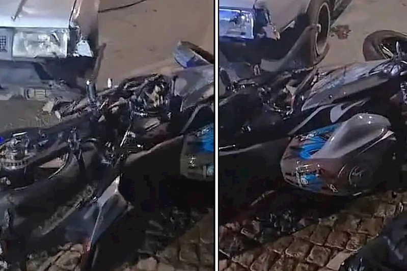 Eruh’ta motosiklet ile otomobil çarpıştı: 1 yaralı