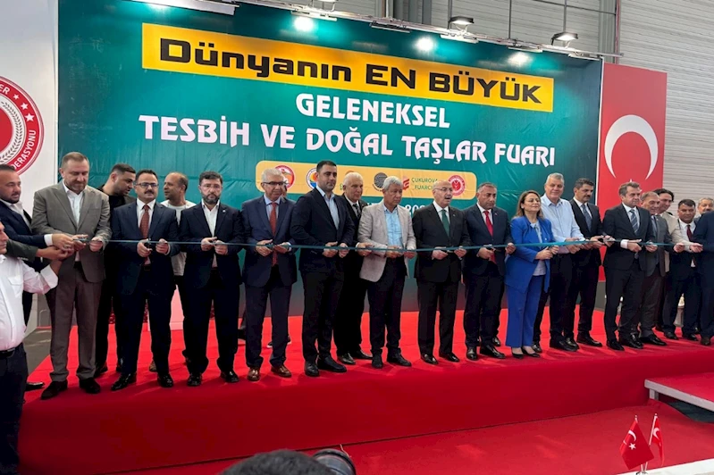 Adana, dünyanın en büyük Geleneksel Tesbih ve Doğal Taşlar Fuarı’na ev sahipliği yapıyor