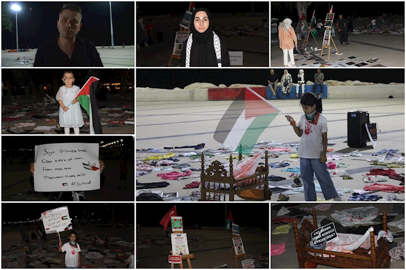 Genç aktivistlerden Sumud Filosuna moral desteği