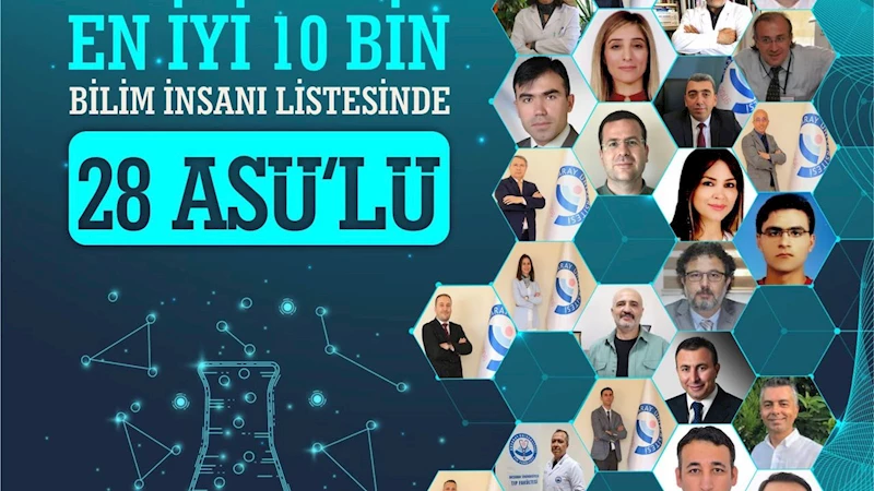 Aksaray Üniversitesi’nden 28 akademisyen ilk 10 bin arasına girdi
