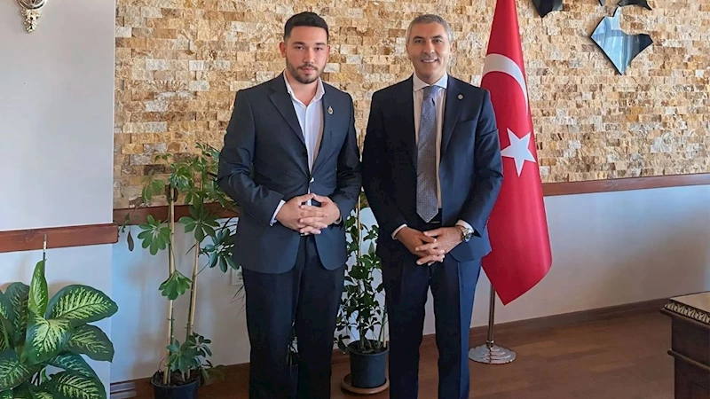 Beypazarı Alperen Ocakları Başkanı’ndan Kaymakam Coşkun’a ziyaret