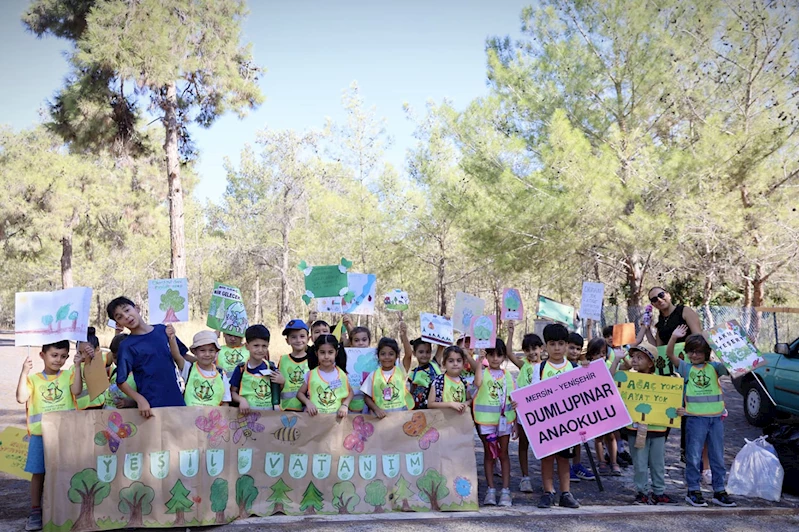 Mersin’de miniklere orman yangınlarına karşı bilinçlendi