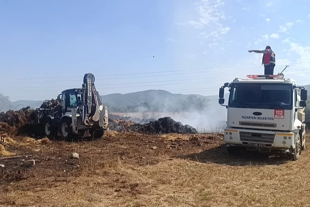 Bilecik Pazaryeri’nde aynı çiftlikte bir haftada ikinci yangın!