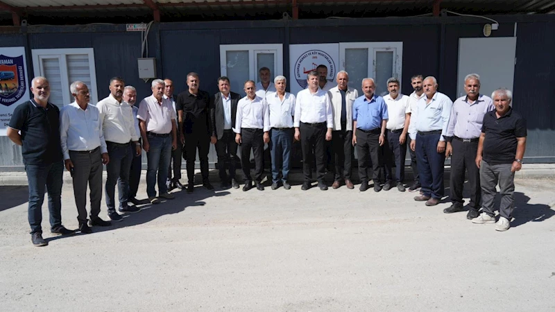 Başkan Tutdere, Merkez Köy Muhtarları Derneği’ne ziyaret etti   - Videolu Haber