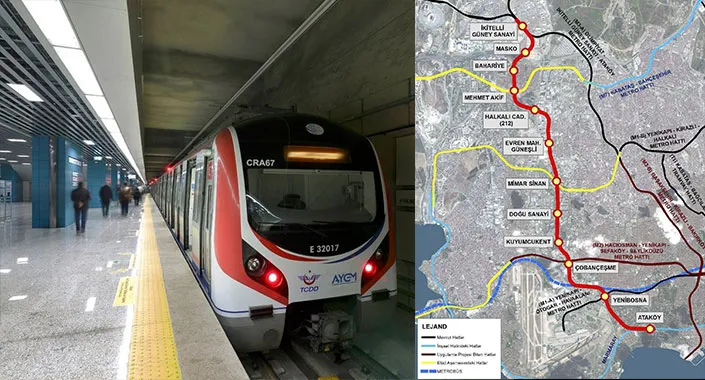 İstanbul’da Yeni Metro Hattı Açıldı