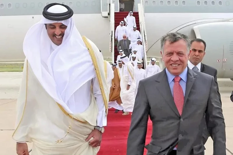 Katar Emiri Şeyh Temim Ürdün