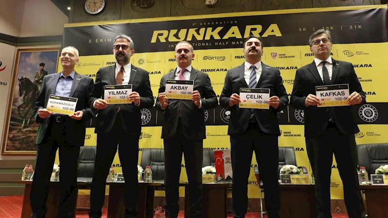 “Ankara, Dünya Başkentleri arasında koşuyor: RUNKARA 5 Ekim’de”