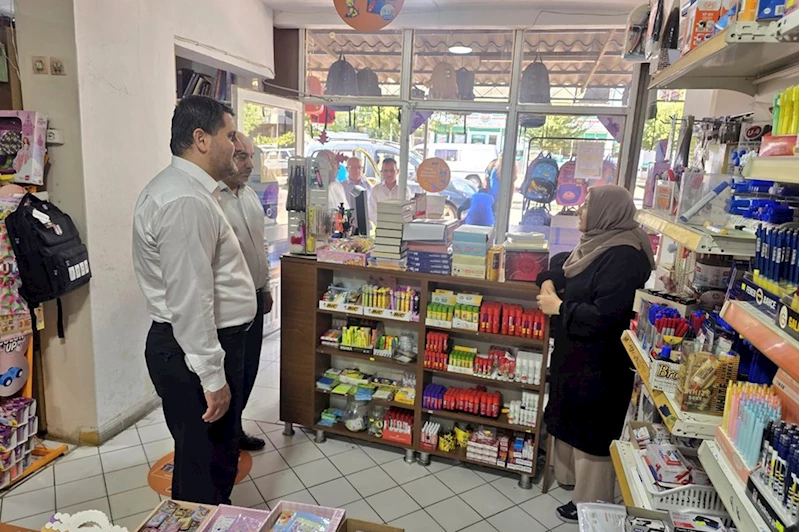 HÜDA PAR Antalya İl Teşkilatından kırtasiyeci esnafına ziyaret
