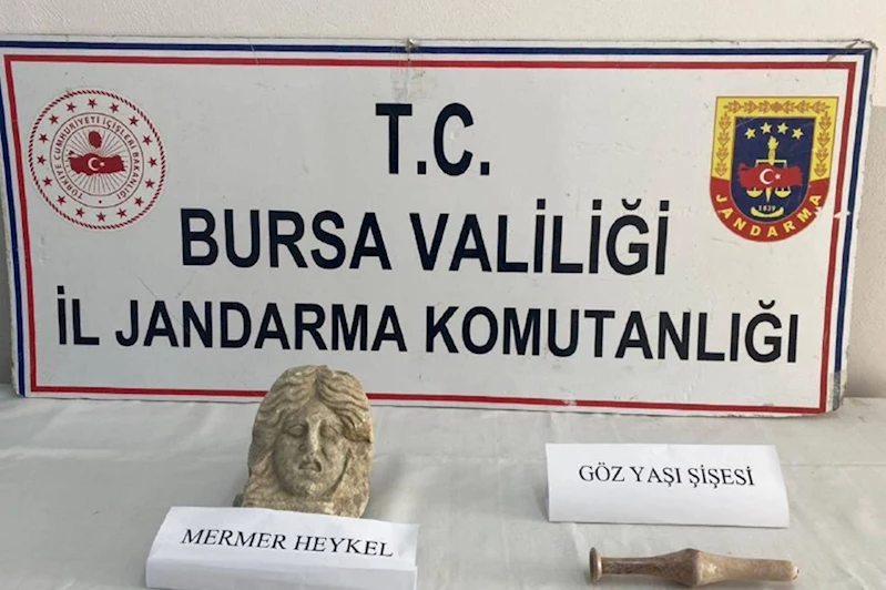 Bursa’da tarihi eser operasyonu