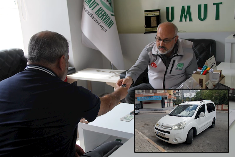 Diyarbakırlı hayırsever aracını Gazze