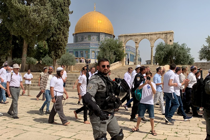 Yahudi çeteler Mescid-i Aksa