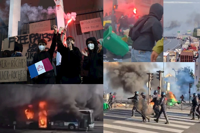 Fransa’da protesto dalgası: Kemer sıkma önlemlerine tepki büyüyor