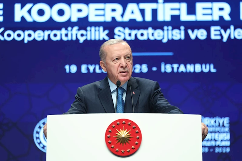 Cumhurbaşkanı Erdoğan: Kooperatifler, yerel kalkınmanın temel aktörüdür