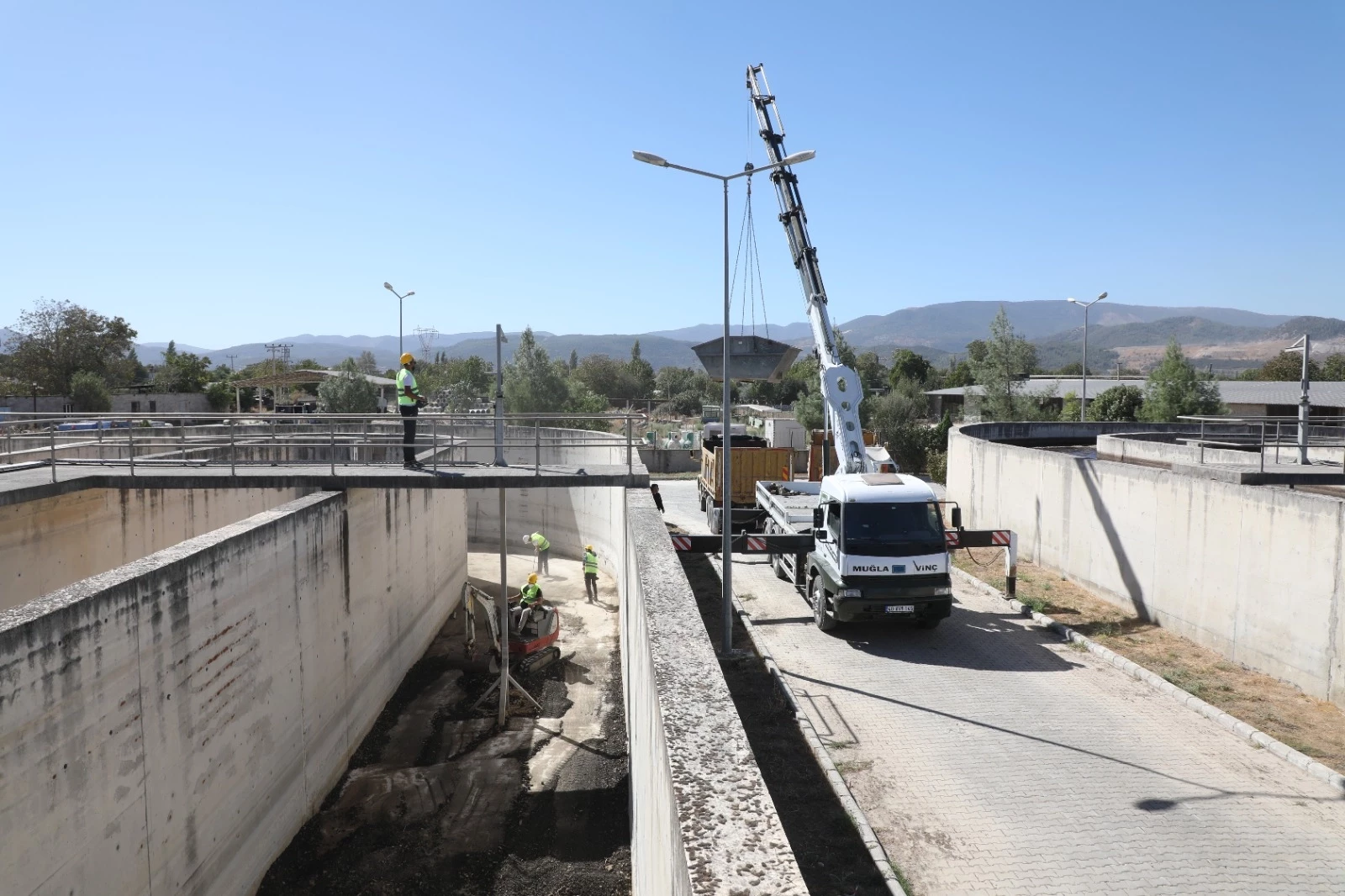 MUSKİ Arıtma Tesisleri’nde temizlik seferberliği