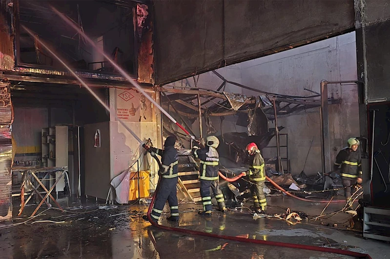 Şanlıurfa’da iş yerinde çıkan yangın kontrol altına alındı