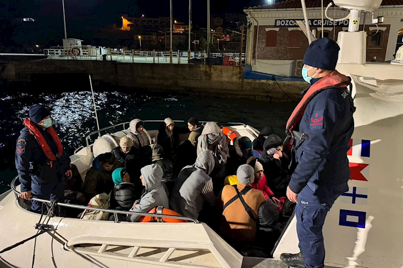 Çanakkale açıklarında 24 düzensiz göçmen yakalandı