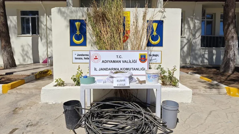 Adıyaman’da uyuşturucu operasyonu: 1 kişi tutuklandı  