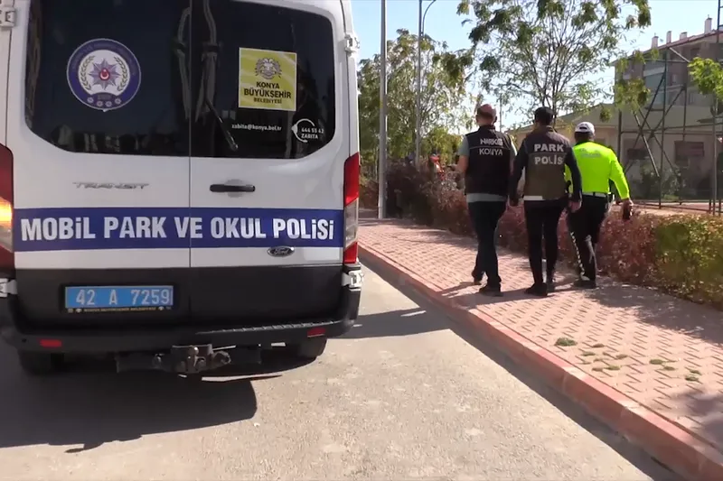 Konya’da okul çevrelerinde denetim gerçekleştirildi