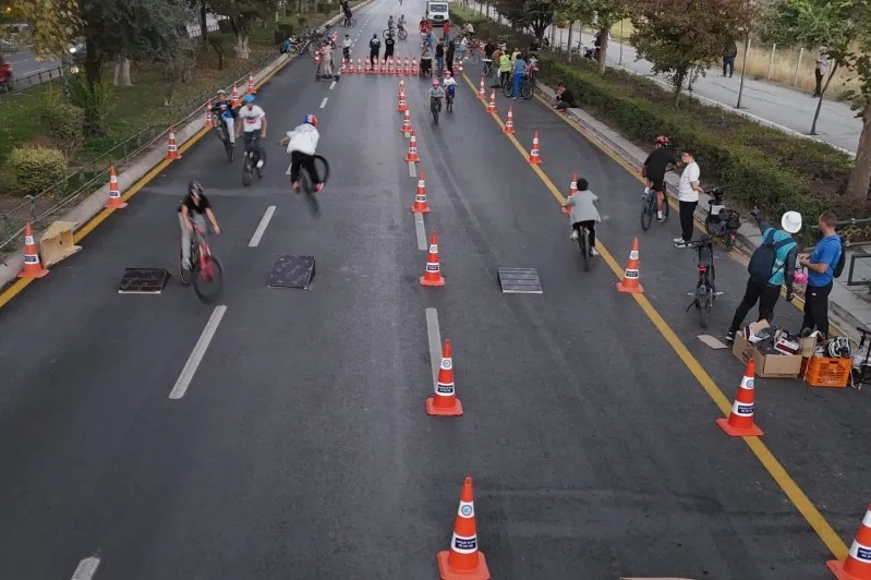 Eskişehir’de “Dünya Otomobilsiz Kent Günü” ilk kez kutlandı