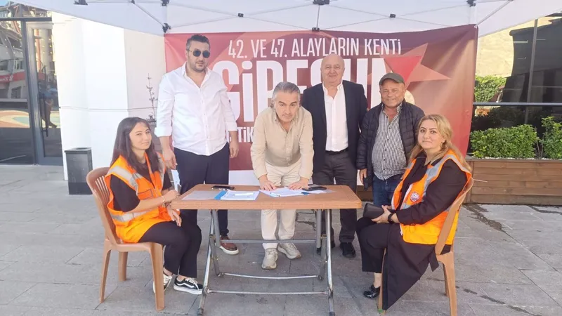 Bulancak Belediyesi, İstiklal Madalyası imza kampanyasına destek istiyor