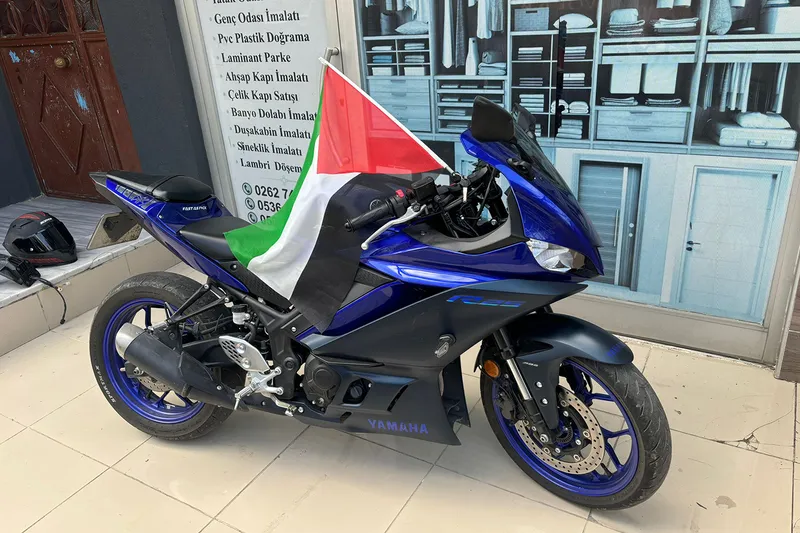 Hayırsever vatandaş motosikletini Gazze’ye bağışladı