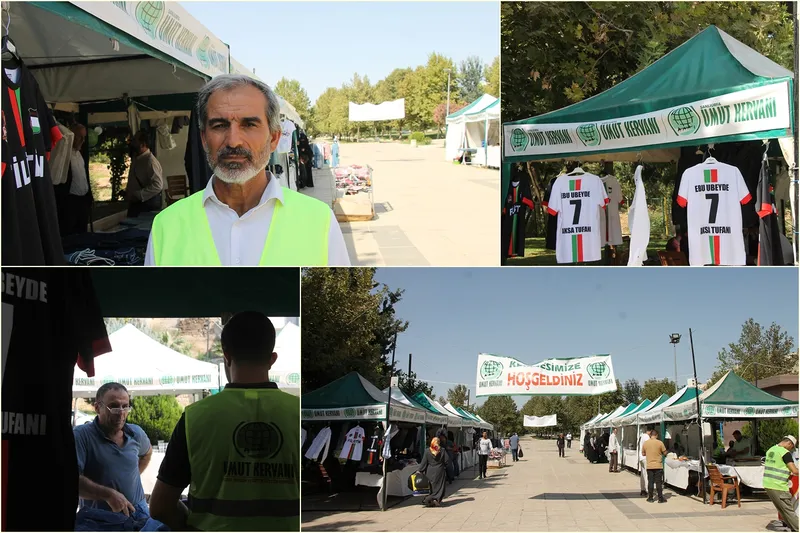 Şanlıurfa Umut Kervanı ihtiyaç sahipleri için kermes düzenledi