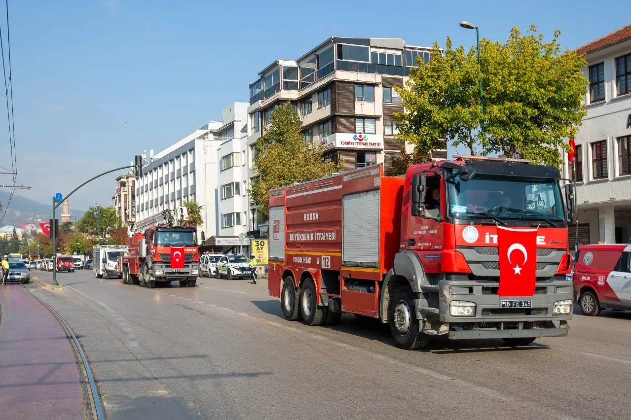 Bursa İtfaiyesi üç asırdır vatandaşın hizmetinde