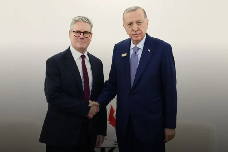 Cumhurbaşkanı Erdoğan, İngiltere Başbakanı Starmer ile görüştü