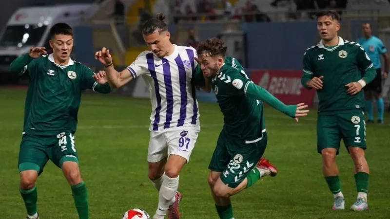 Giresunspor, Ordu deplasmanından 1 puanla dönüyor