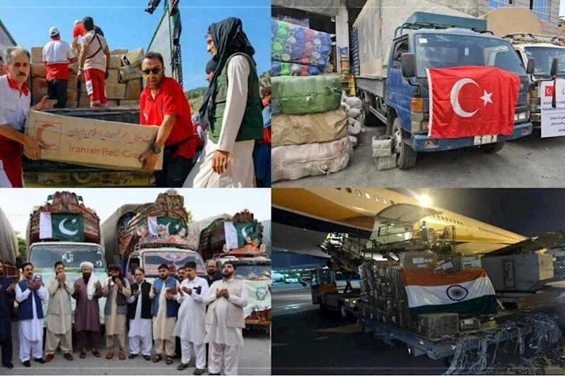 Türkiye dahil bazı ülkeler Afgan depremzedelere yardım ulaştırdı