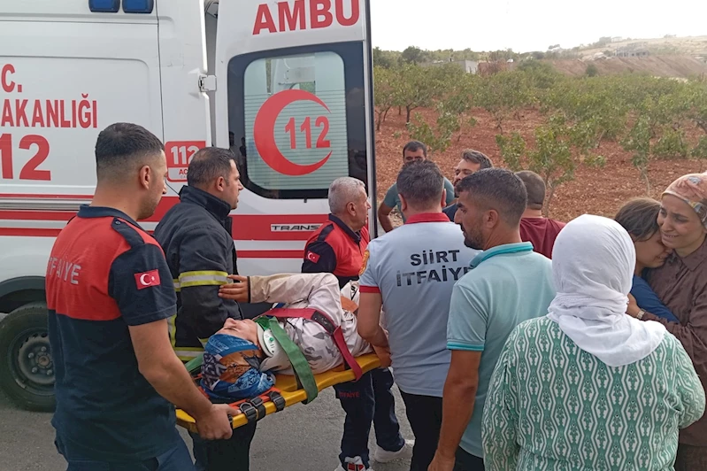 Siirt’te trafik kazası: 3’ü aynı aileden 4 kişi yaralandı