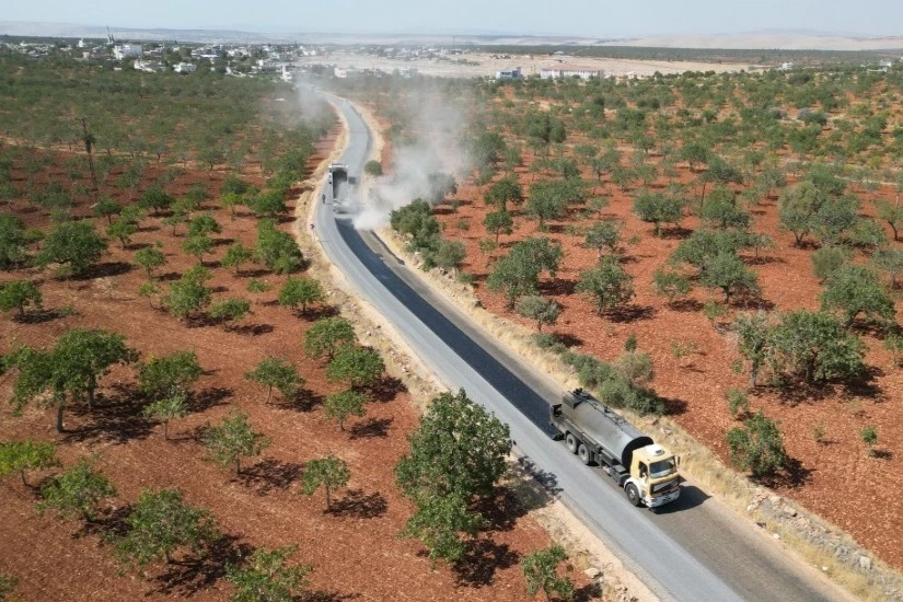 Halfeti’de kırsal yollar yenileniyor