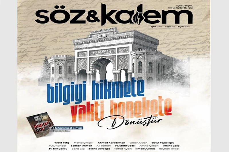 Söz ve Kalem eğitim dosyasıyla çıktı