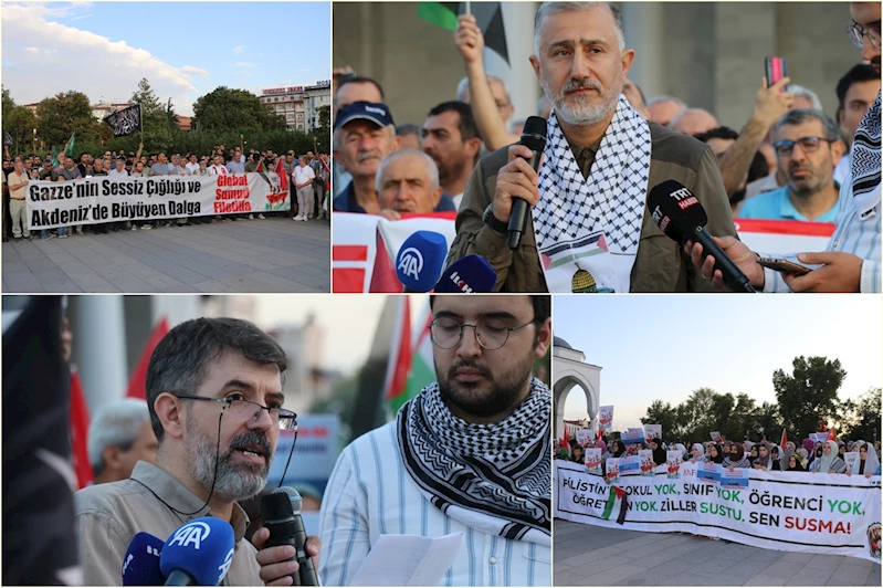 Küresel Sumud Filosu’na destek için Kudüs aşıkları Ankara