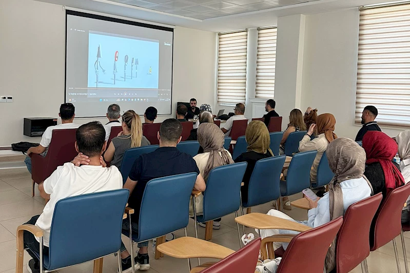 Batman 112 Acil Çağrı Merkezi personeline iş sağlığı ve güvenliği eğitimi