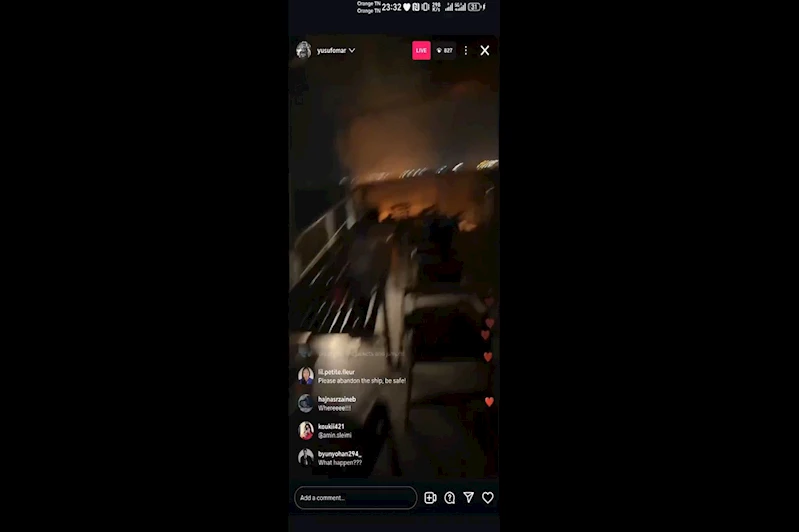 Canlı yayın sırasında gemiye silahlı İHA ile saldırı yapıldı